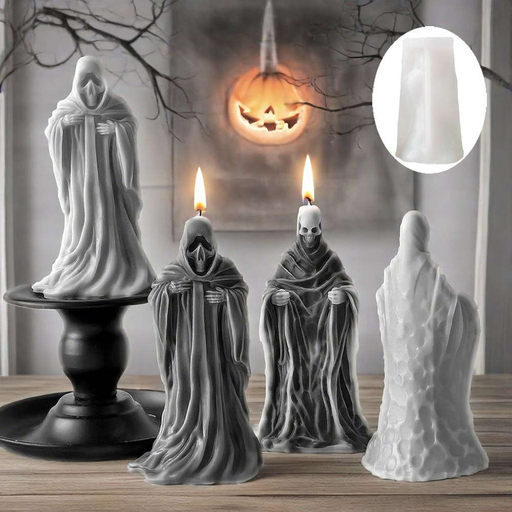 Candle Making Supplies Kit - 3D Skeleton Scent Candle Silicone Mold