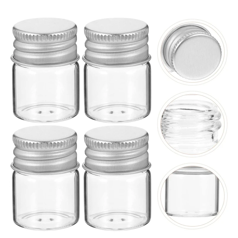 5/10pcs Glass Bottles with Alu - огляд і ціна Mason Jar 8Oz