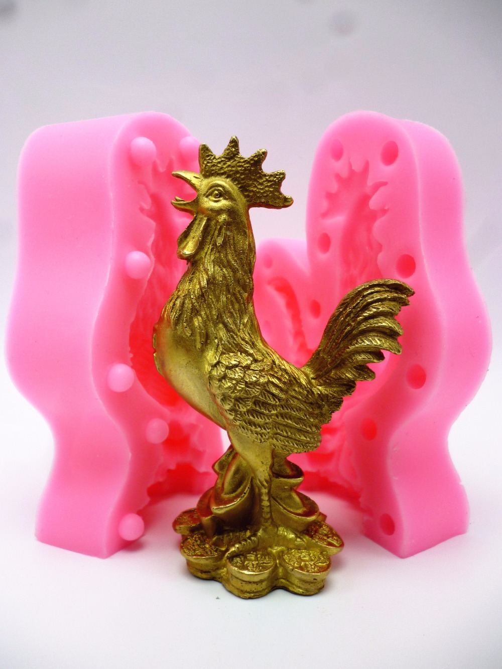 Silicone Mold Large 3D Rooster - огляд і ціна Candle Making Supplies Kit