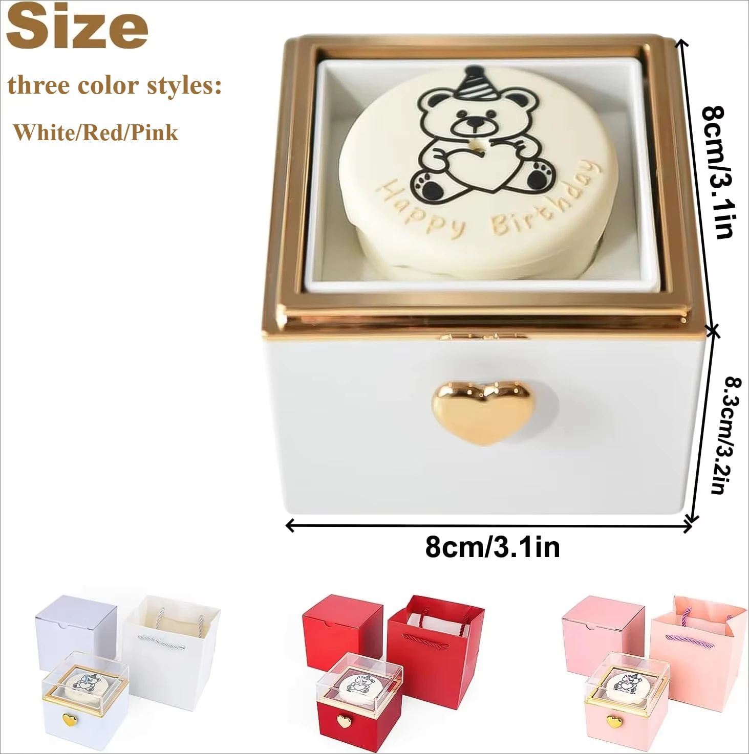 Rotating Jewelry Box, Little B - огляд і ціна Candle Surprise