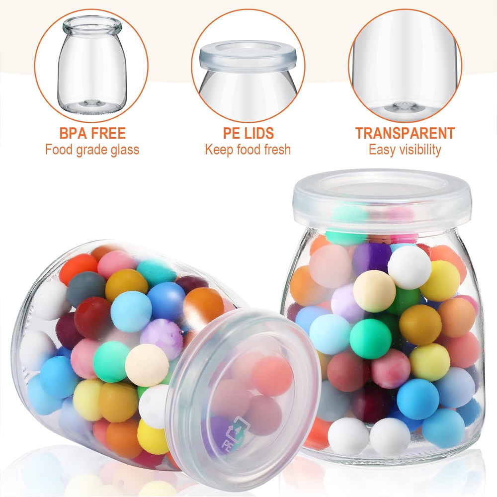 10Pcs 4 oz Clear Yogurt Jars W - огляд і ціна Mason Jar 8Oz