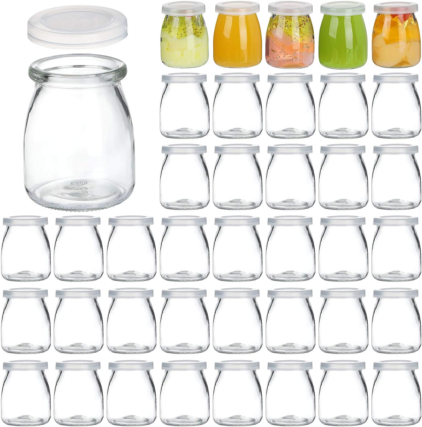 4oz Clear Glass Jars With PE L - огляд і ціна Mason Jar 8Oz