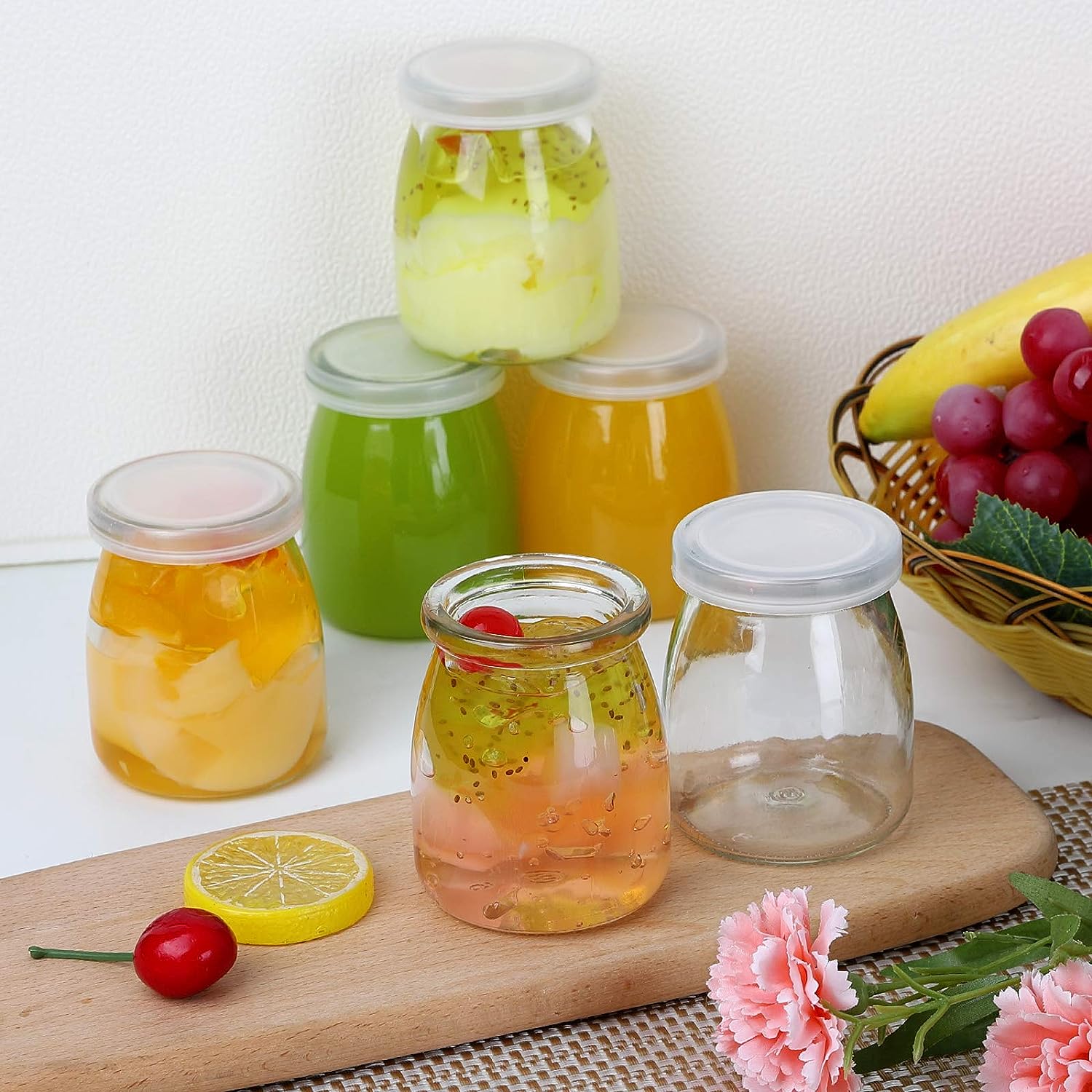 4oz Clear Glass Jars With PE L - огляд і ціна Mason Jar 8Oz