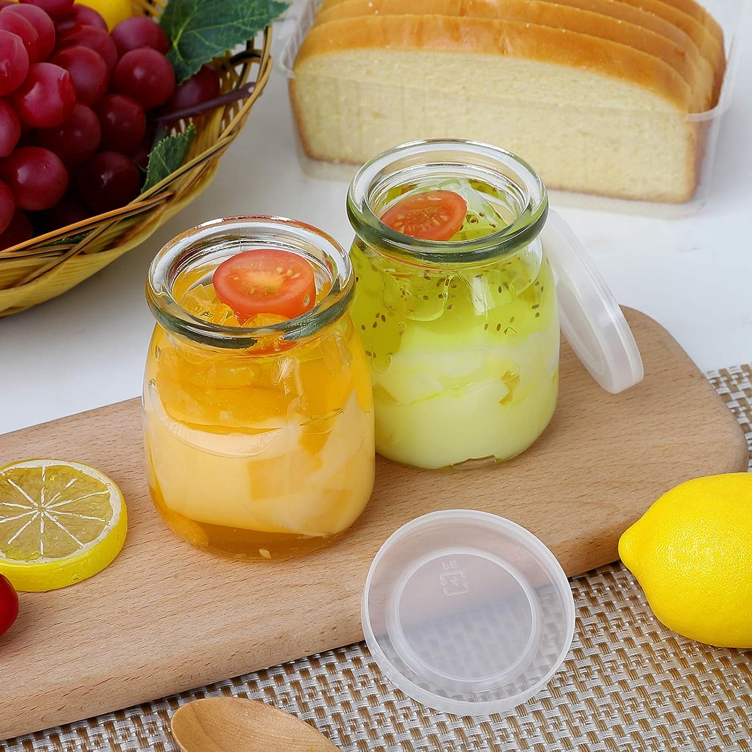 4oz Clear Glass Jars With PE L - огляд і ціна Mason Jar 8Oz