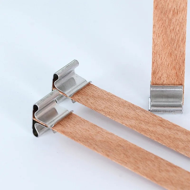 50/100 set wooden candle wicks - огляд і ціна Candle Making Supplies Jars