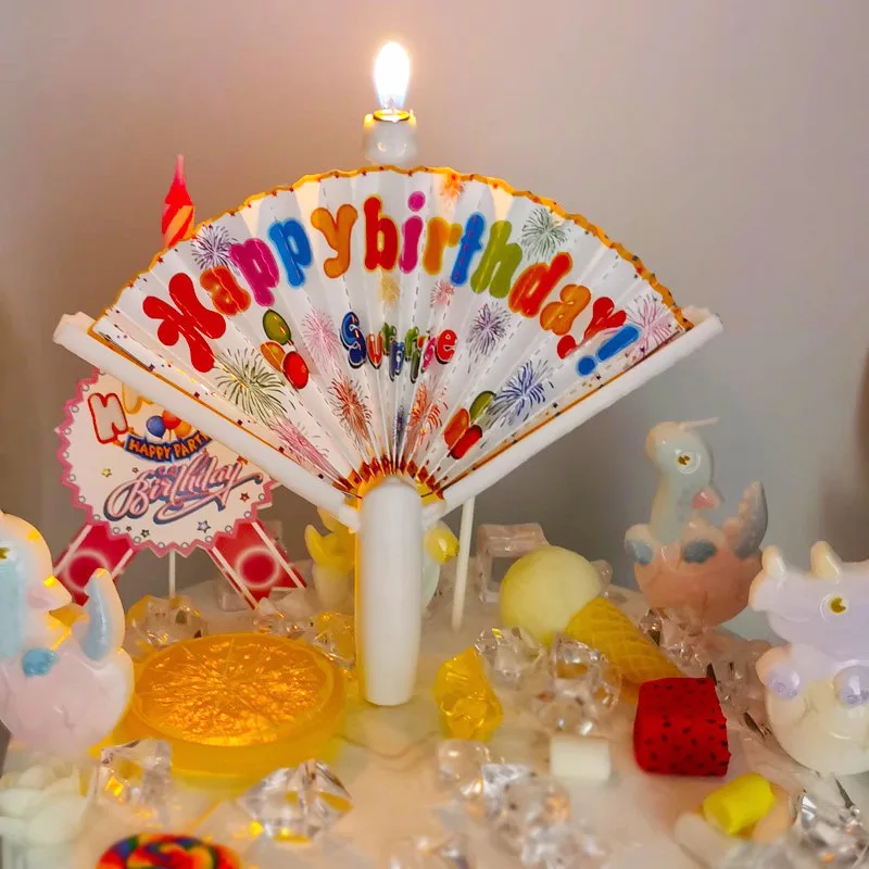 1/3Pcs Surprise Fan Birthday C - огляд і ціна Candle Surprise