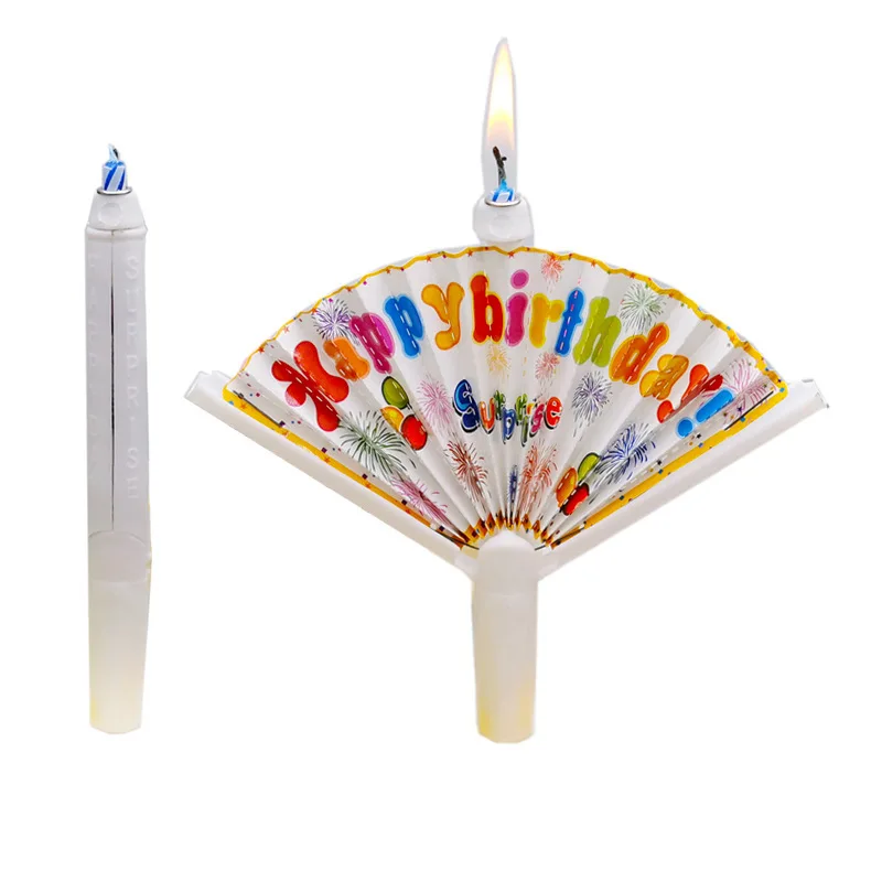 1/3Pcs Surprise Fan Birthday C - огляд і ціна Candle Surprise