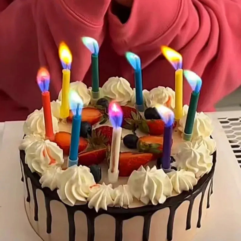 Multicoloured Colourful Flame  - огляд і ціна Candle Surprise