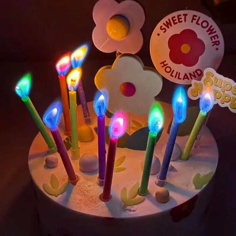 Multicoloured Colourful Flame  - огляд і ціна Candle Surprise