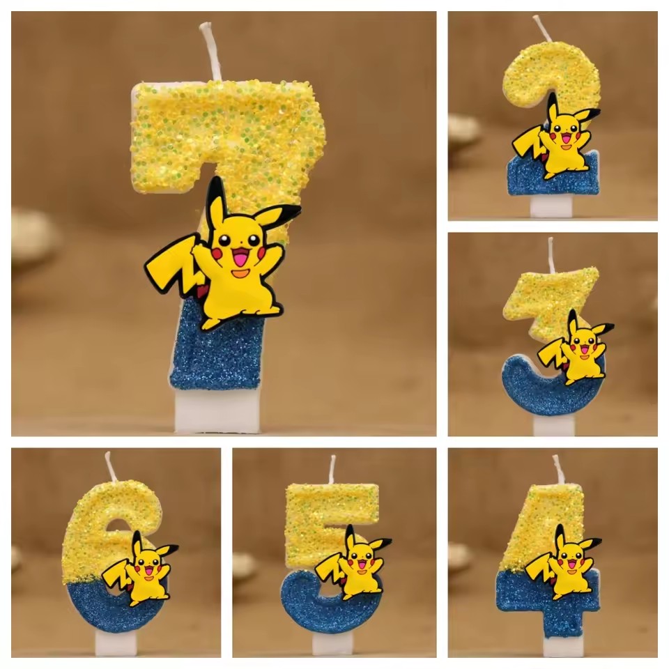Cartoon Pokemon Candles Cake A - огляд і ціна Candle Surprise