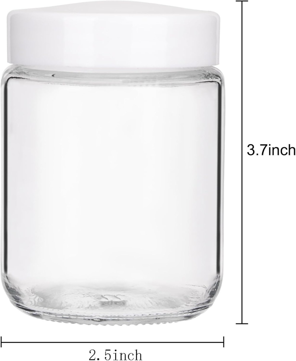 12 Pack 8 oz Glass Mason Jars  - огляд і ціна Mason Jar 8Oz