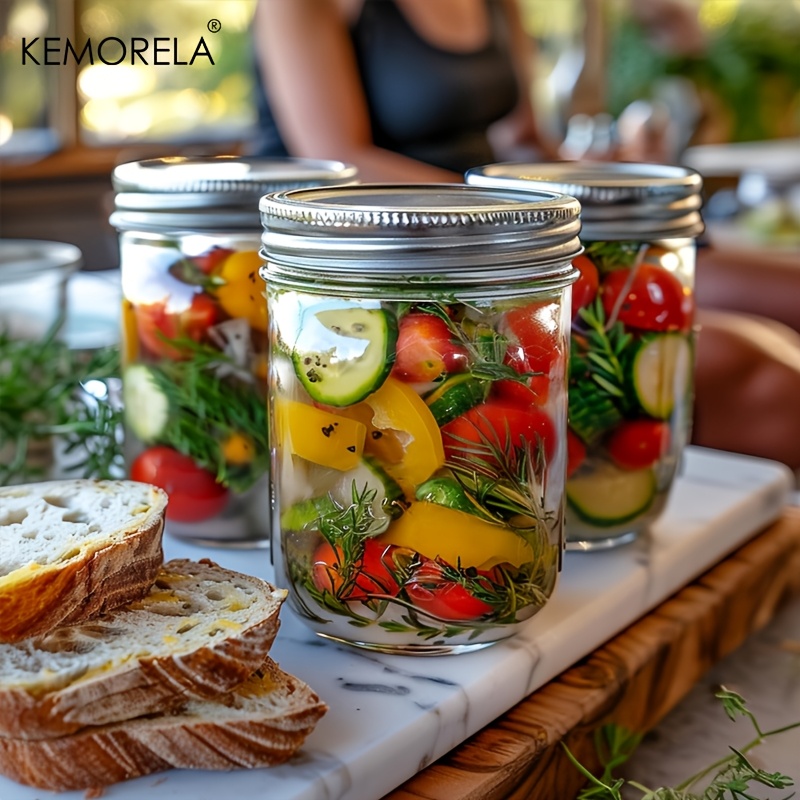 KEMORELA Mason Jars 350ML With - огляд і ціна Mason Jar 8Oz
