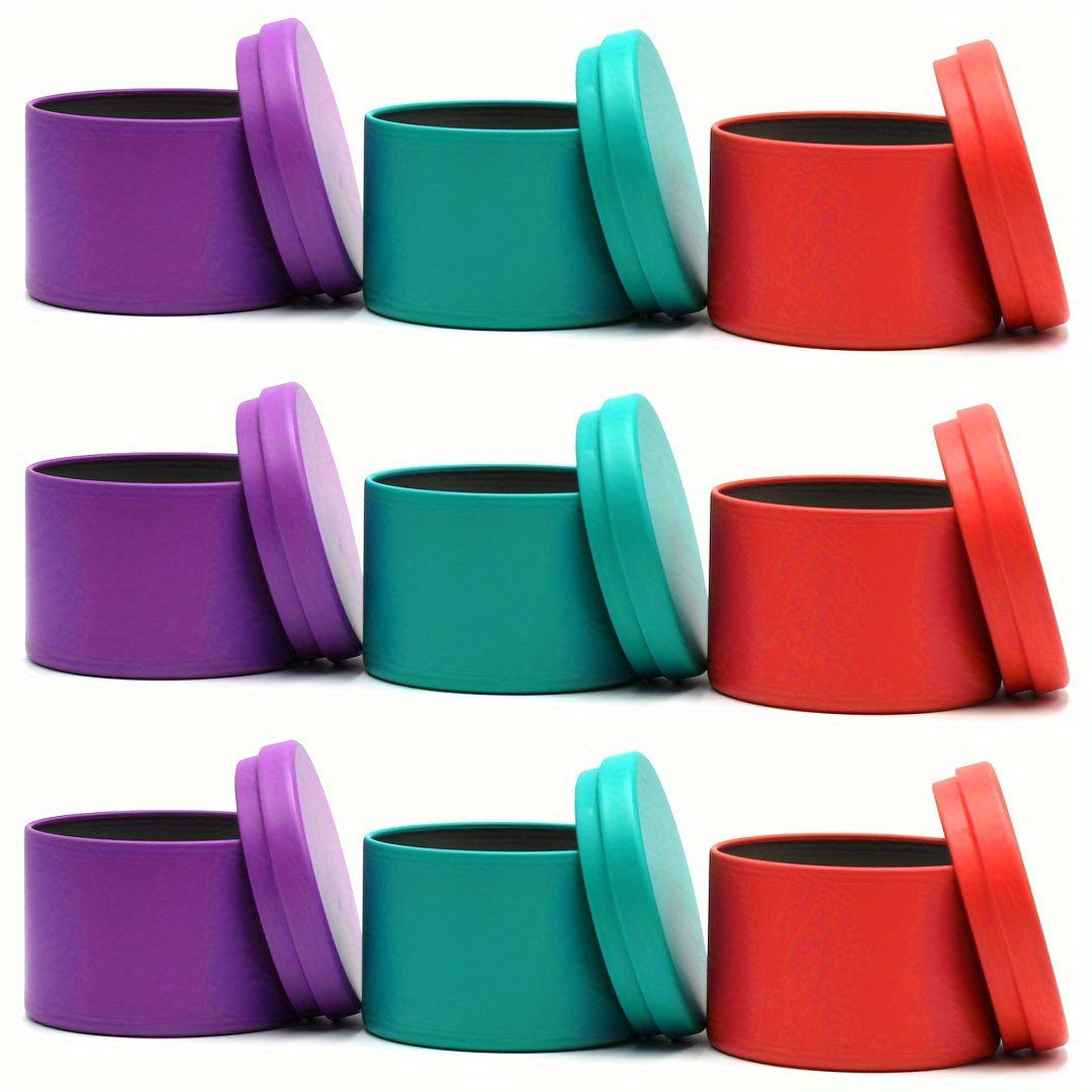 12pcs Candle Tins, 4oz Candle  - огляд і ціна Candle Making Supplies Jars