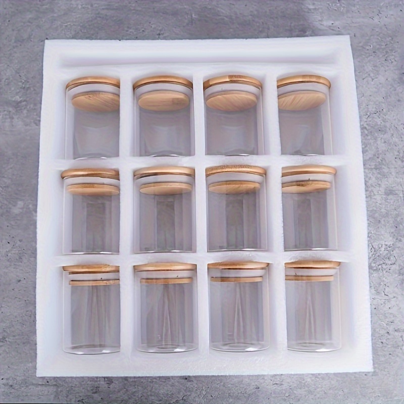 12Pcs Glass Spice Jars with Ba - огляд і ціна Mason Jar 8Oz