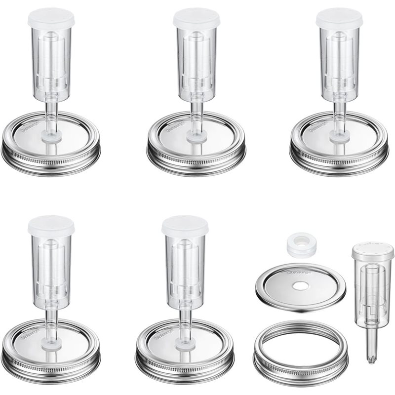 DTEW-Fermentation Lids For 8 T - огляд і ціна Mason Jar 8Oz